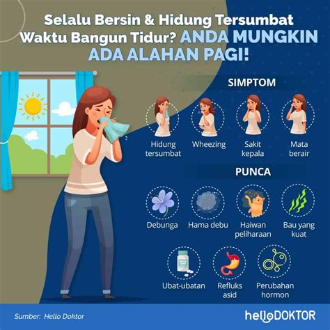 Cara Nak Hilangkan Hidung Tersumbat Ketika Tidur Posisi Kena Betul