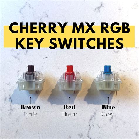 Buy Cherry MX RGB 3-pin SMD Key Switches (10pcs) - beekeeb