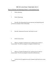 Bio Lecture Exam Study Guide Part Rtf Bio Lecture Exam