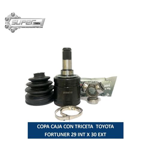 COPA CAJA CON TRICETA TOYOTA HILUX KAVAK Y FORTUNER Grupo Supertren