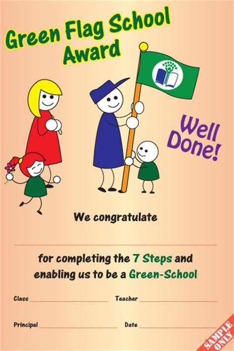 Green School Certificate Ref GS01 - Certificate Moments USA