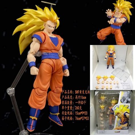 Aliexpress Buy Anime Dragon Ball Action Figur SHF Super Saiyan 3