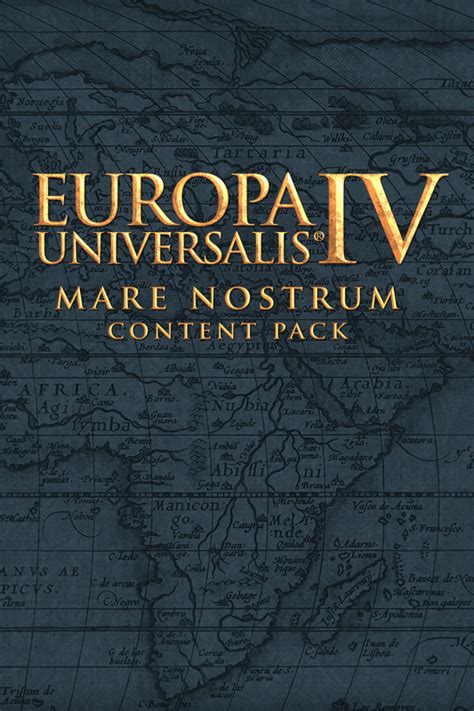 Europa Universalis Iv Mare Nostrum Content Pack Box Cover Art