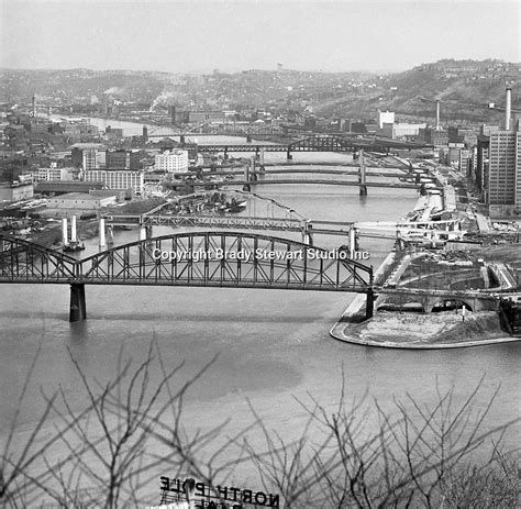 The Allegheny River Bridges 1962 The Brady Stewart Collection