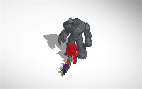 3D design doom enemies - Tinkercad