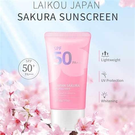 Protector Solar Japan Sakura Japan Sakura Sunscreen Spf 50 Japan