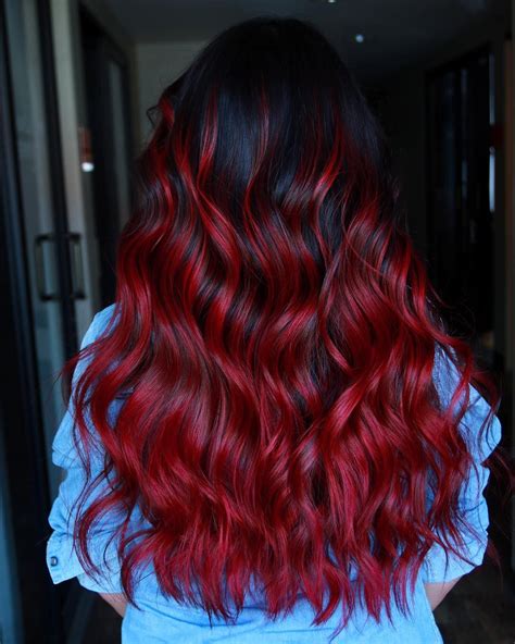 Mechas Vermelhas Ideias E Tutoriais Para Arrasar Na Cor Do Cabelo Red Balayage Hair Hair