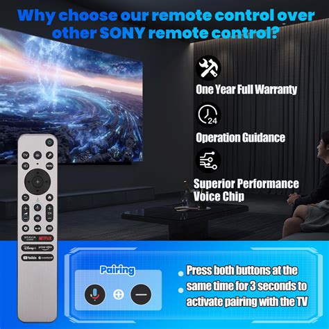 Snapklik Rmf Tx U Backlit Voice Remote For Sony Smart Tv Sony