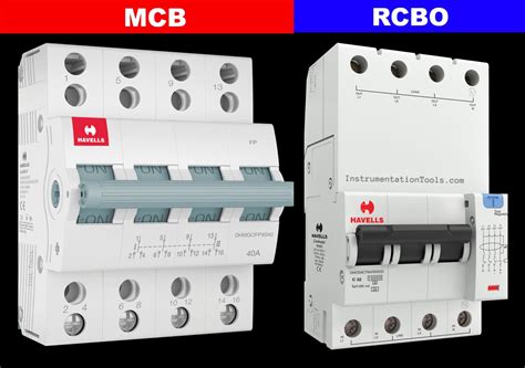 Difference Between MCB And RCBO Electrical Tutorials