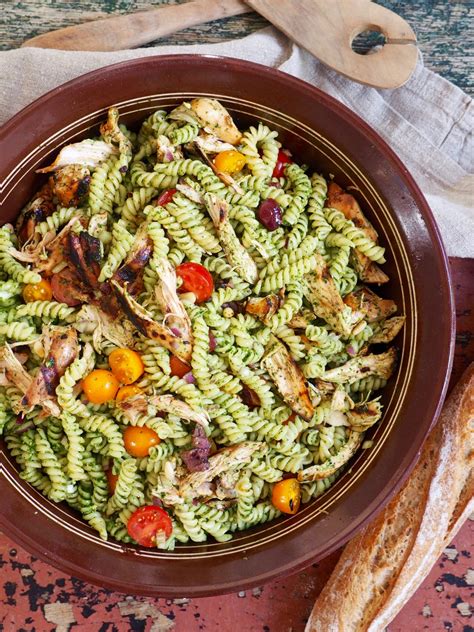 Pastasalat Med Pesto Oppskrift Matawama