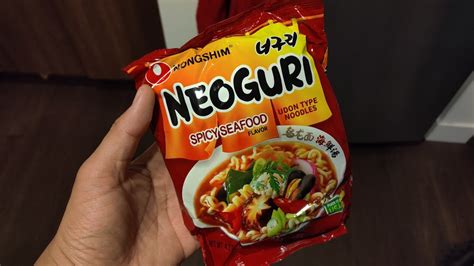 Nongshim Neoguri Spicy Seafood Udon Style Noodles Review Not Bad I