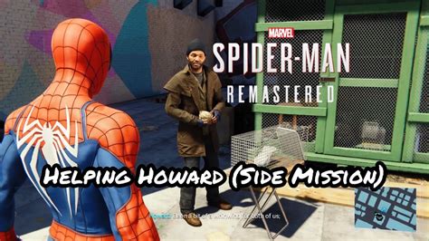 Marvel Spider Man Remastered Helping Howard Side Mission Youtube