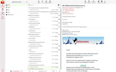 Swisscows bietet neu verschlüsselte E Mails