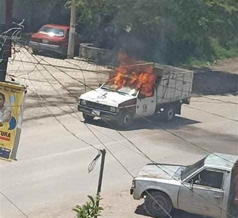 Muri Calcinado Chofer De La Camioneta Mixta Que Fue Incendiada Por