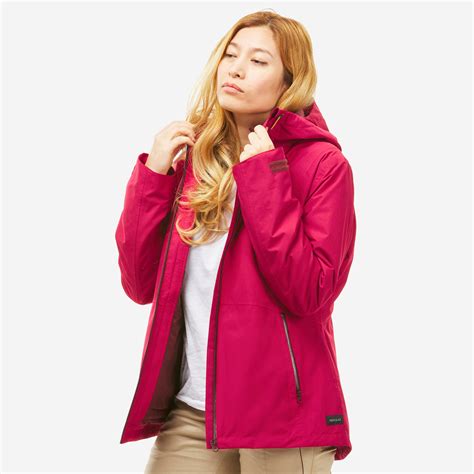 Manteau De Randonn E Imperm Able En Femme Sh Mountain Rouge