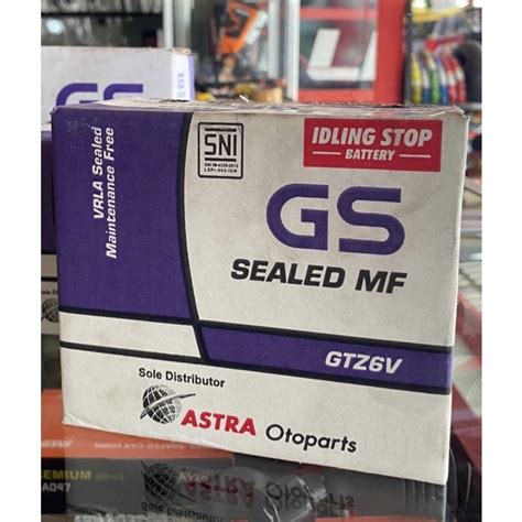 Jual Aki Gs Gtz V Original Gs Astra Otopart Shopee Indonesia