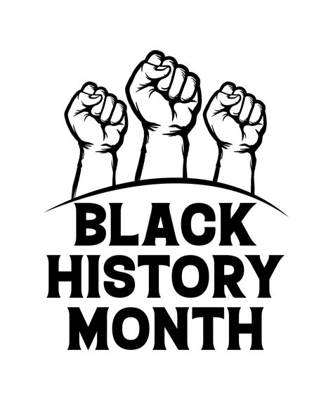 Black history month logo illustration design 17193390 Vector Art at Vecteezy