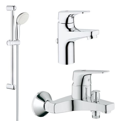 Baterii Baie 3 In 1 Grohe Bauflow S Baterie Cada Baterie Lavoar Set De