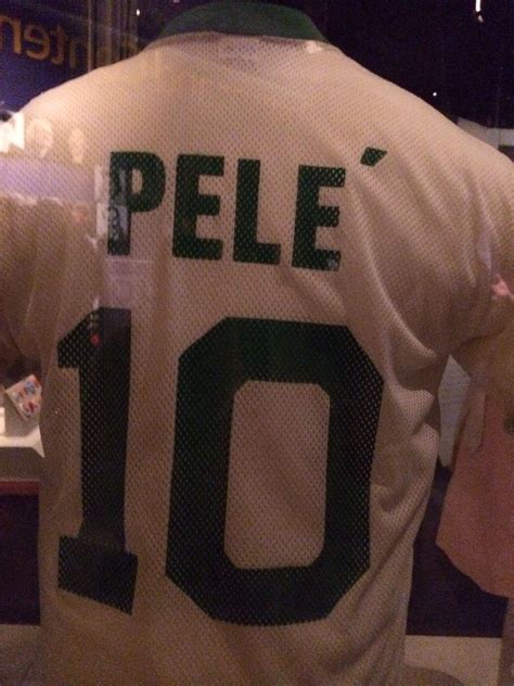 Pele original jersey in D.C. | Sports stars, Sport player, Pelé