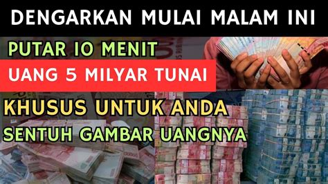 Coba Mulai Malam Ini Cukup Putar Menit Rezeki Akan Datang Untuk