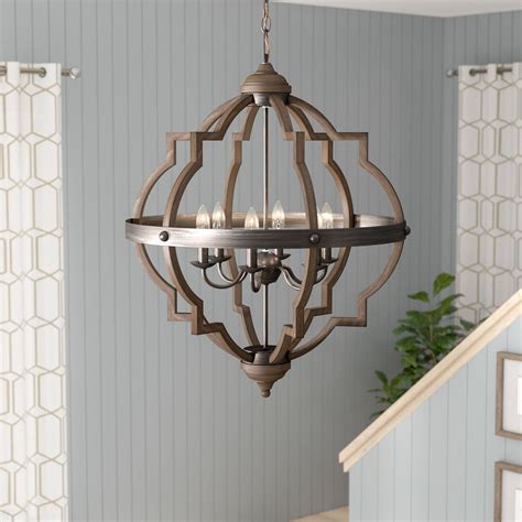 Bennington 6 Light Candle Style Chandelier Candle Style Chandelier