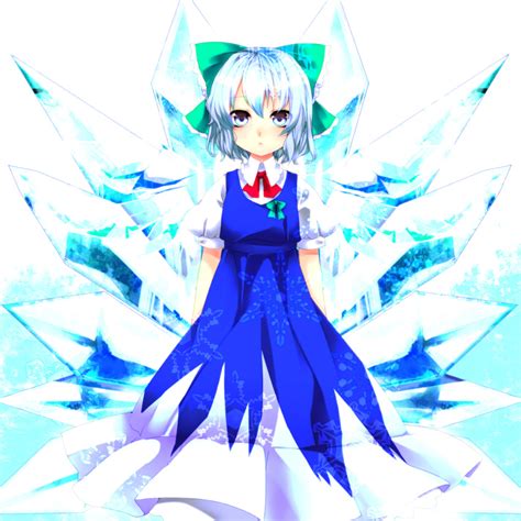 Safebooru Bad Id Blue Dress Blue Eyes Blue Hair Bow Cirno Dress Hair