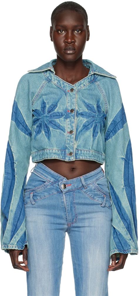 Garment Pleated Non Stretch Organic Cotton Denim Jacket Fading And