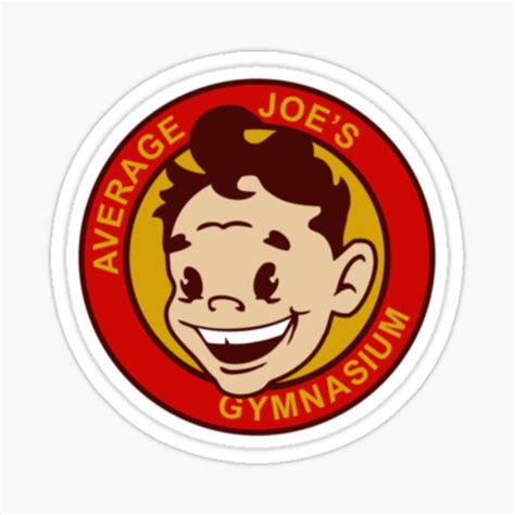 "Average Joe's Face Logo" Sticker for Sale by kholub1970 | Redbubble