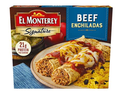 Frozen Beef Enchiladas Signature Entrees El Monterey