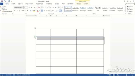 How To Draw Table In Ms Word Youtube – Otosection