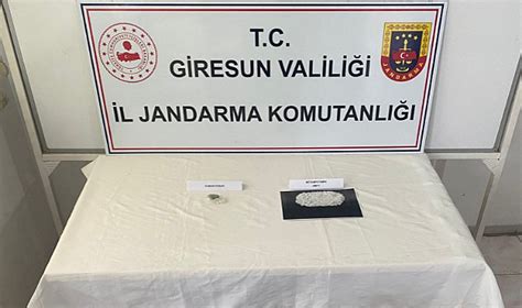 Uyu Turucu Operasyonunda Bir Pheli Tutukland G Ndem Giresun