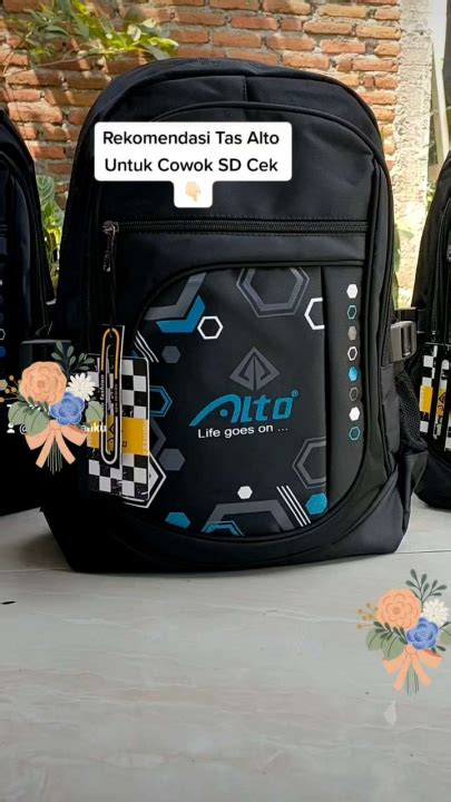 Ransel Alto Hitam Premium Model Classic Terbaru Kekinian Tas