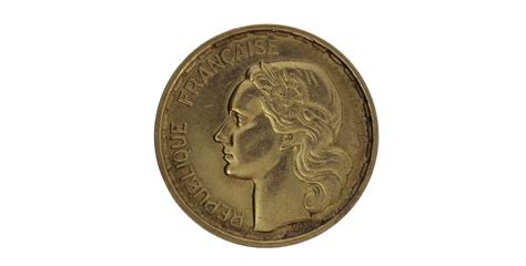 Monnaie France Francs Guiraud Ive R Publique Bronze Aluminium