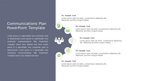 Communications Plan Powerpoint Template