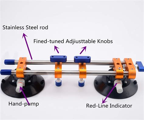 Zuos Seamless Seam Setter With Inch Suction Cups For Seam Joining And