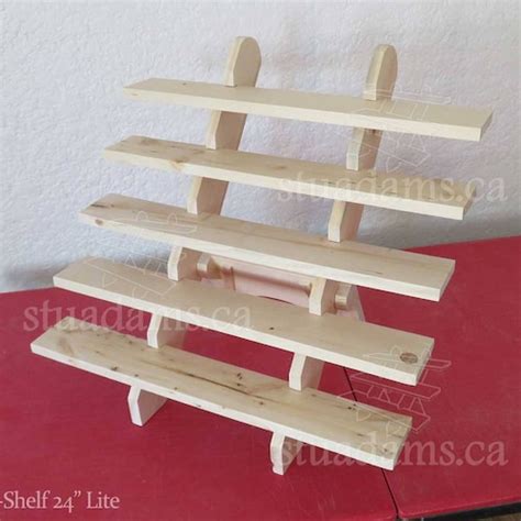 4 Shelf 30 Wide Portable Tabletop Display Stand Etsy