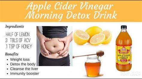 How To Make Apple Cider Vinegar With Lemon And Honey Water Detox Filipina Blogger In Norway