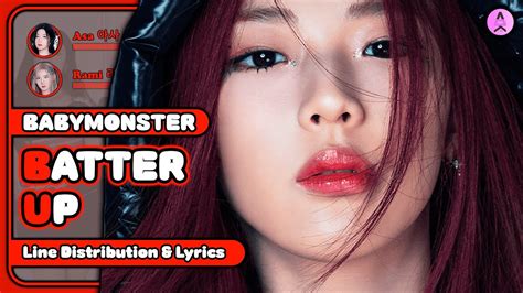 Babymonster Batter Up Line Distribution Color Coded Lyrics Youtube