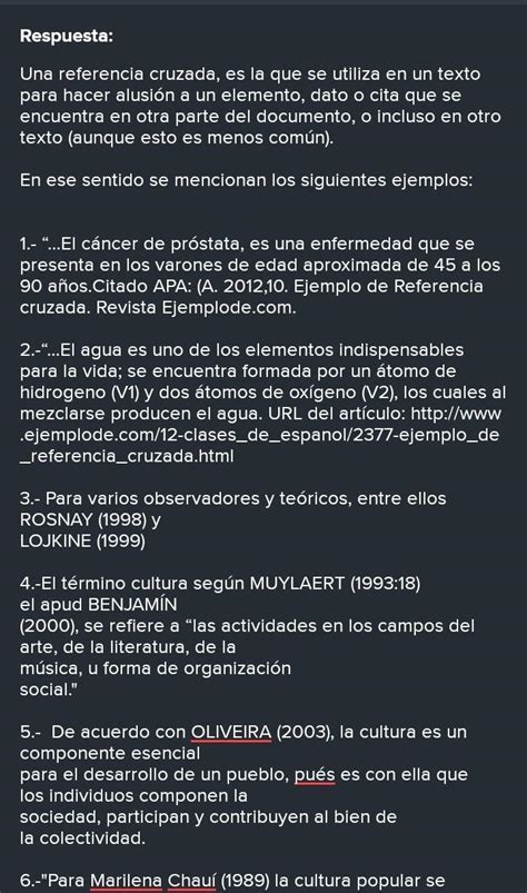 Ayuda Necesito 10 O Mas Referencias Cruzadas Es Para Hoy Porfa