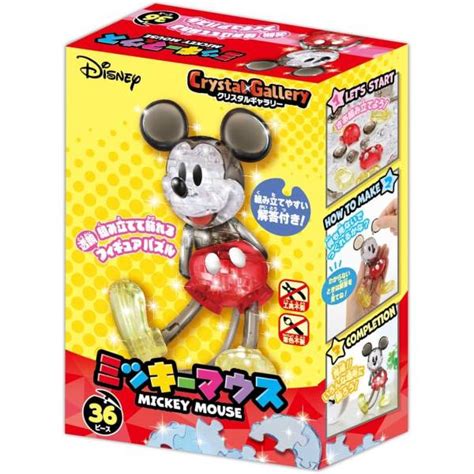 Mickey Mouse: Crystal Gallery 3D Puzzle - Mickey (36 Pieces) | Nin-Nin ...