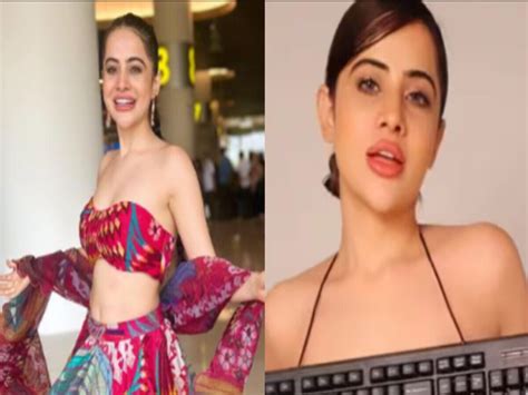 Urfi Javed Topless And Cover Her Body With Keyboard And Flaunts Her