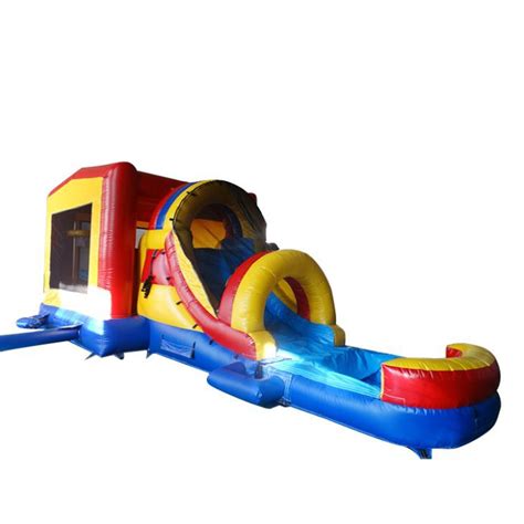 Kids Inflatable Mini Bouncer With Slide Seaworld Theme Park Inflatable