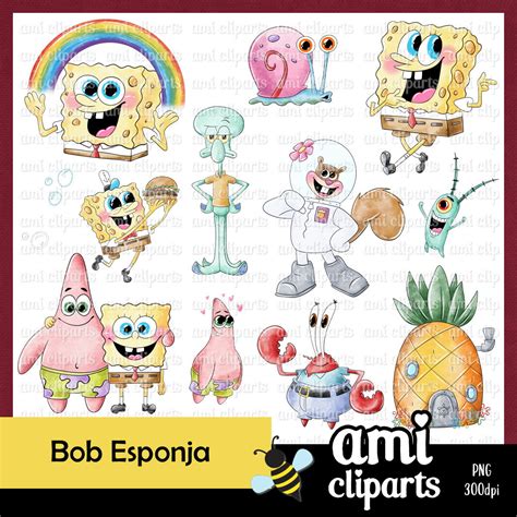 Kit Digital Bob Esponja Spongebob Spongebob Outline Spongebob Faces Nbkomputer