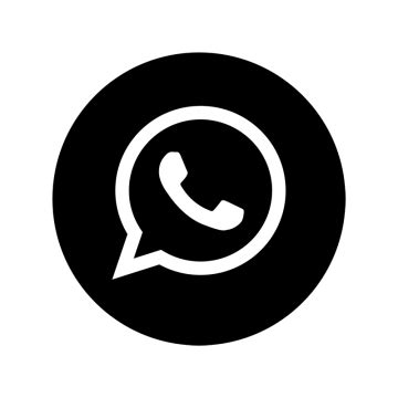 Whatsapp black amp; white icon whatsapp logo PNG and Vector | Black and ...