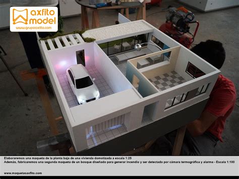 Maqueta De Una Vivienda Dom Tica Y Detecci N De Incendios Forestales