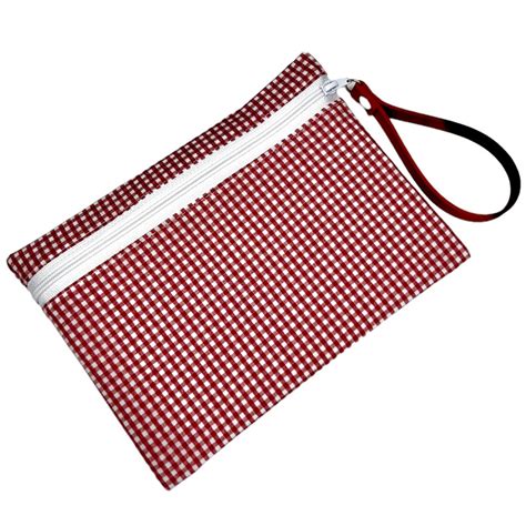 Pochette M Mademoiselle Vichy Rouge Emmanuel Cr Ation