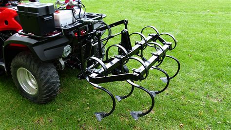 Atv Cultivator Attachment Hydraulic 3 Point Hitch Accessory