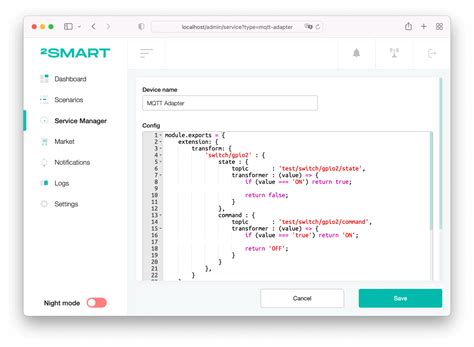 MQTT AdapterAb | 2Smart Standalone