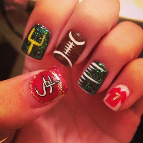 Nail Art Football Ideas Nail Art Football Nails Nail Designs