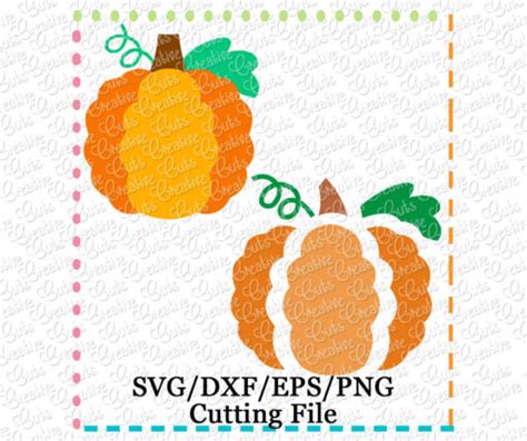 Pumpkin Crown Cutting File SVG DXF EPS Creative Appliques